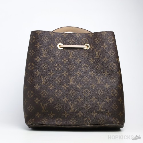 LV Monogram Canvas Rose Ballerine Shoulder Bag